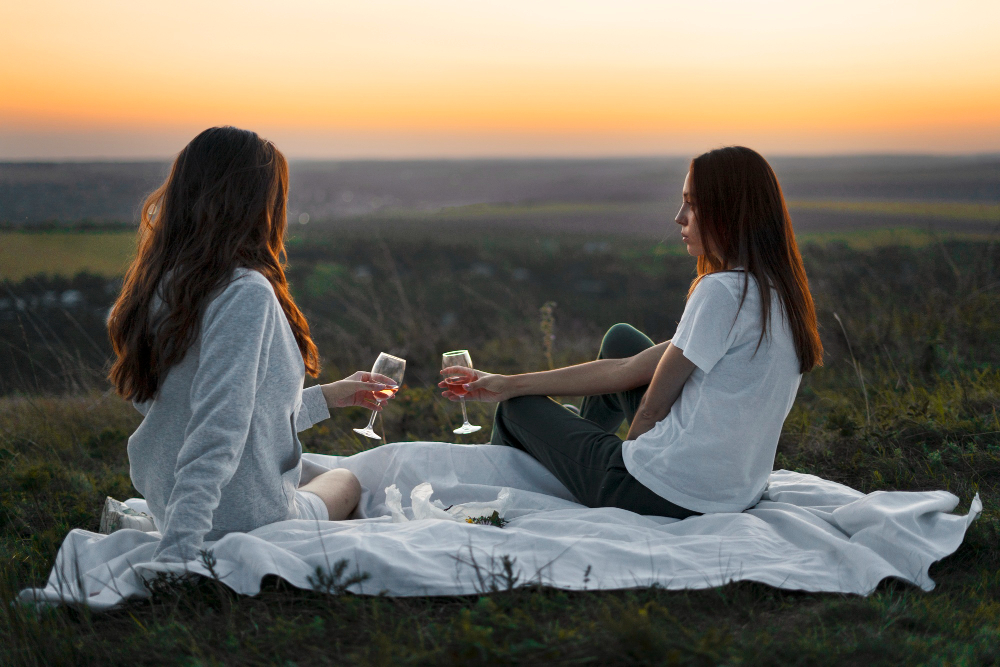 Vineyard Sunset Gathering